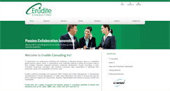 Desktop Screenshot of eruditeconsulting.com