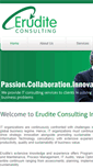 Mobile Screenshot of eruditeconsulting.com